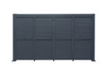 Sidepanel med justerbare lameller til pergola 4 meter - Outfit